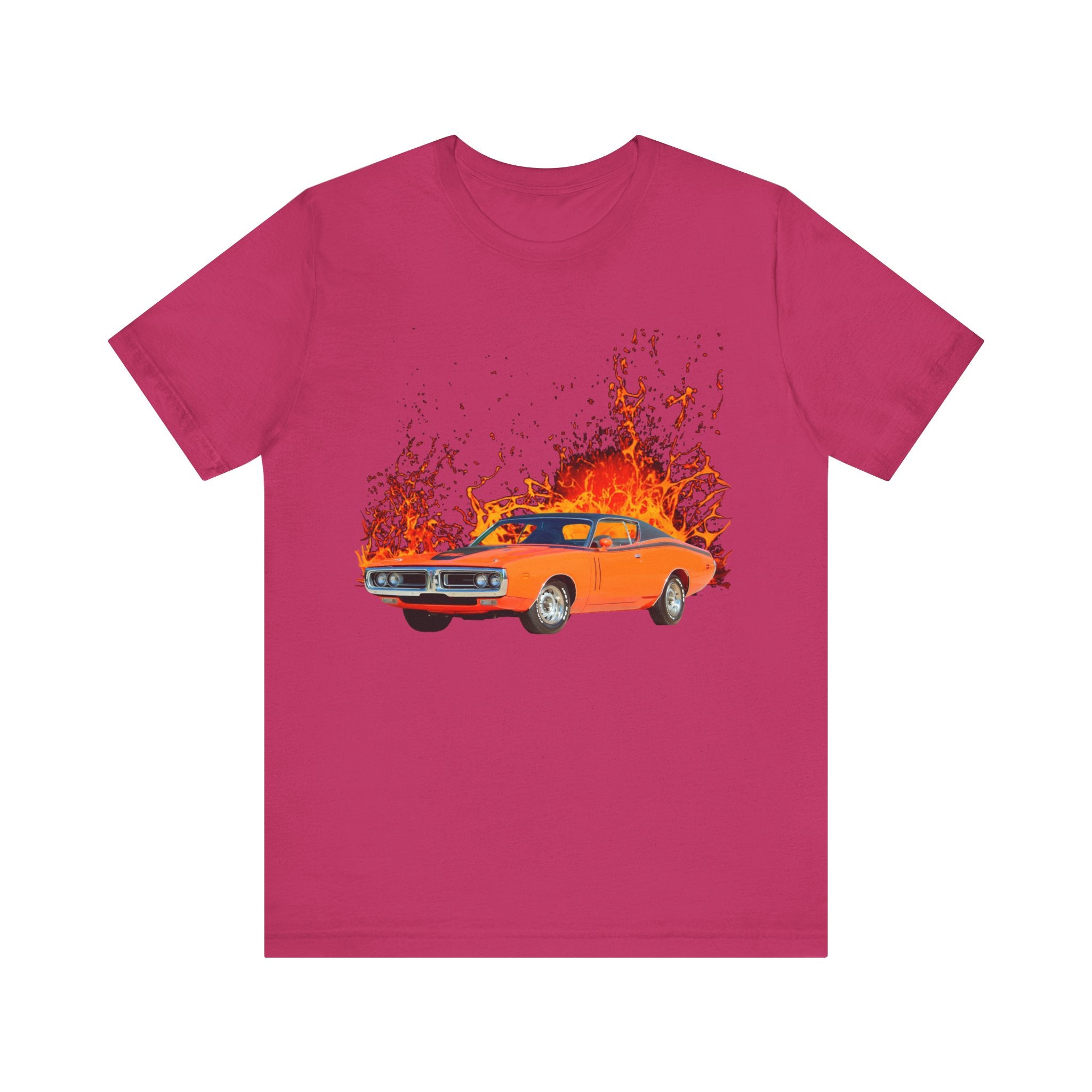 1971 Charger RT in our lava series Short Sleeve Tee