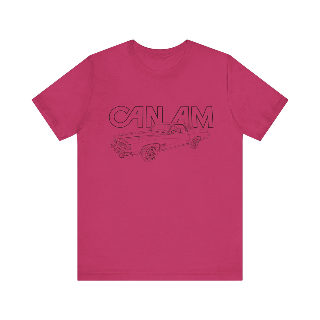 1977 Pontiac Can AM in our sketch series Short Sleeve Tee