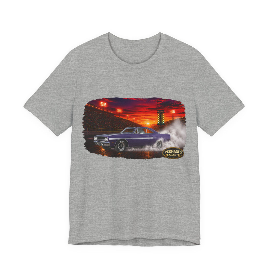 Nitro Series – High-Octane Classic  Drag Racing with Distressed 1970 Plymouth GTX Nitro Series T-Shirt