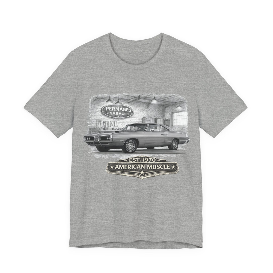 Garage Series – Its more than just a car!  Slightly Distressed 1970 Super Bee Garage Series T-Shirt