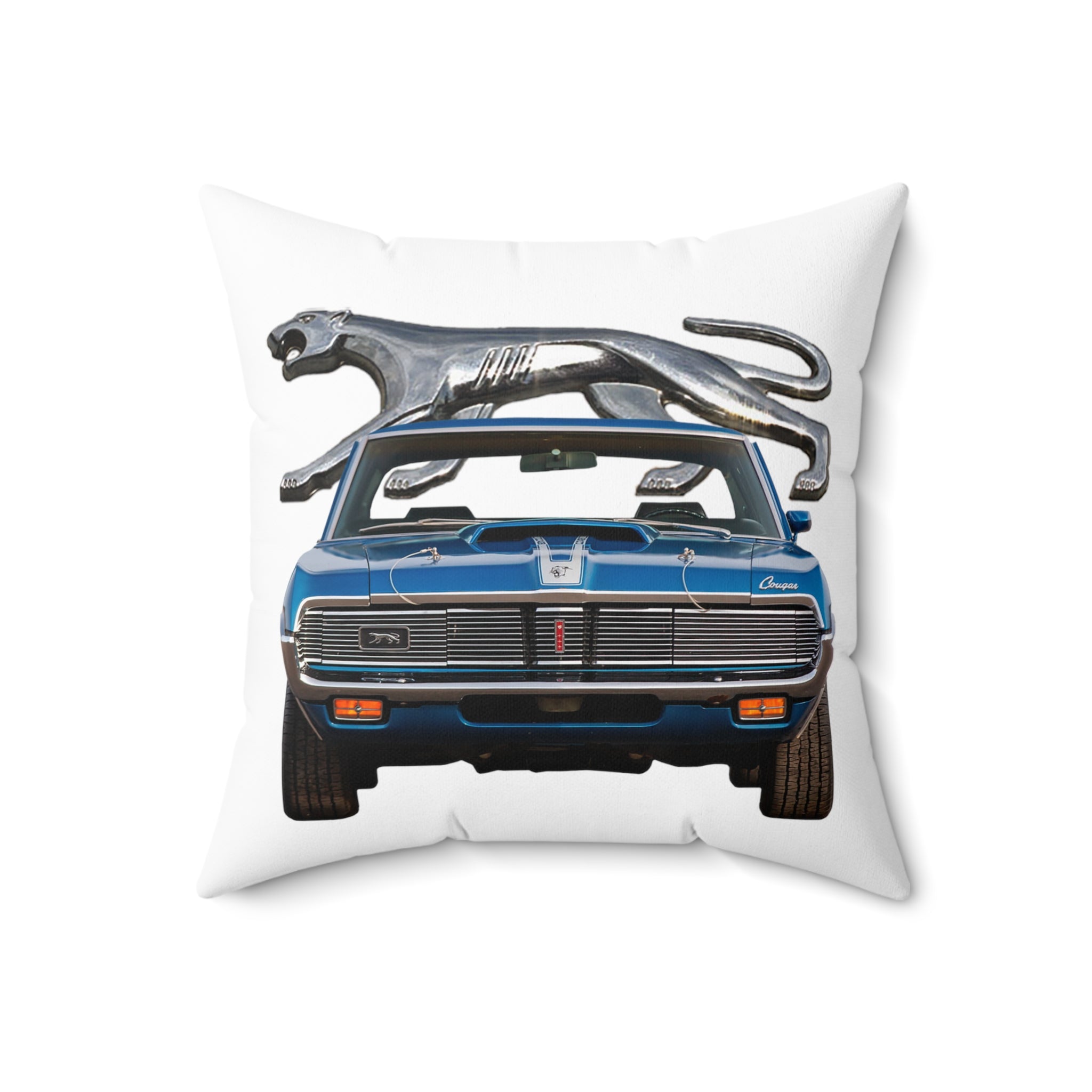 1969 Cougar XR-7 Spun Polyester Square Pillow