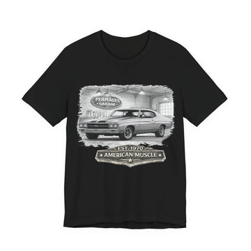 Garage Series – Its more than just a car!  Slightly Distressed 1970 Chevelle SS Garage Series T-Shirt