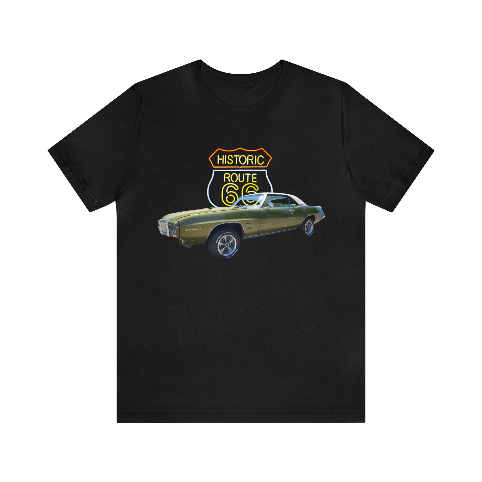 1969 Firebird in our route 66 series Short Sleeve Tee