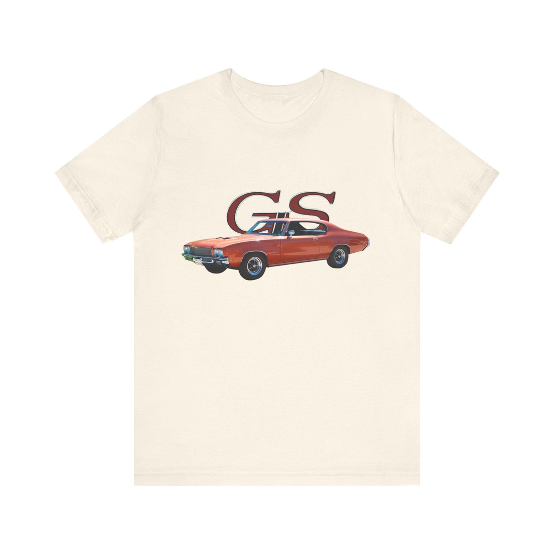 1971 Buick Gran Sport GS short sleeve tee with classic car graphic.