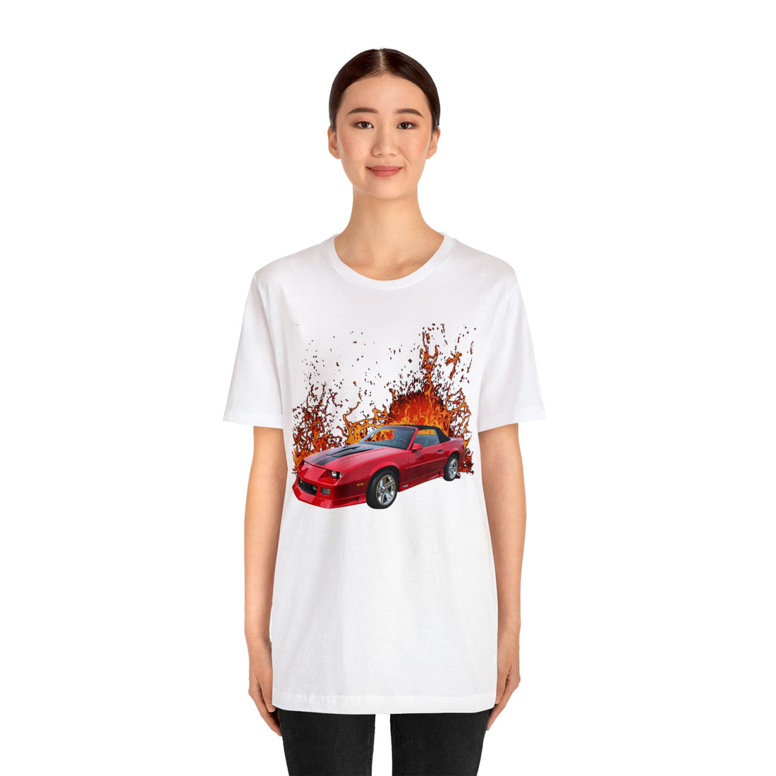 1992 25th Anniversary Camaro in our lava series Short Sleeve Tee