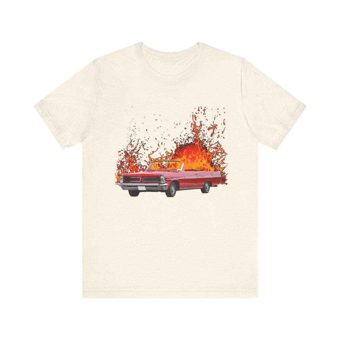 1963 Pontiac Catalina Lava Series short sleeve tee with fiery print.