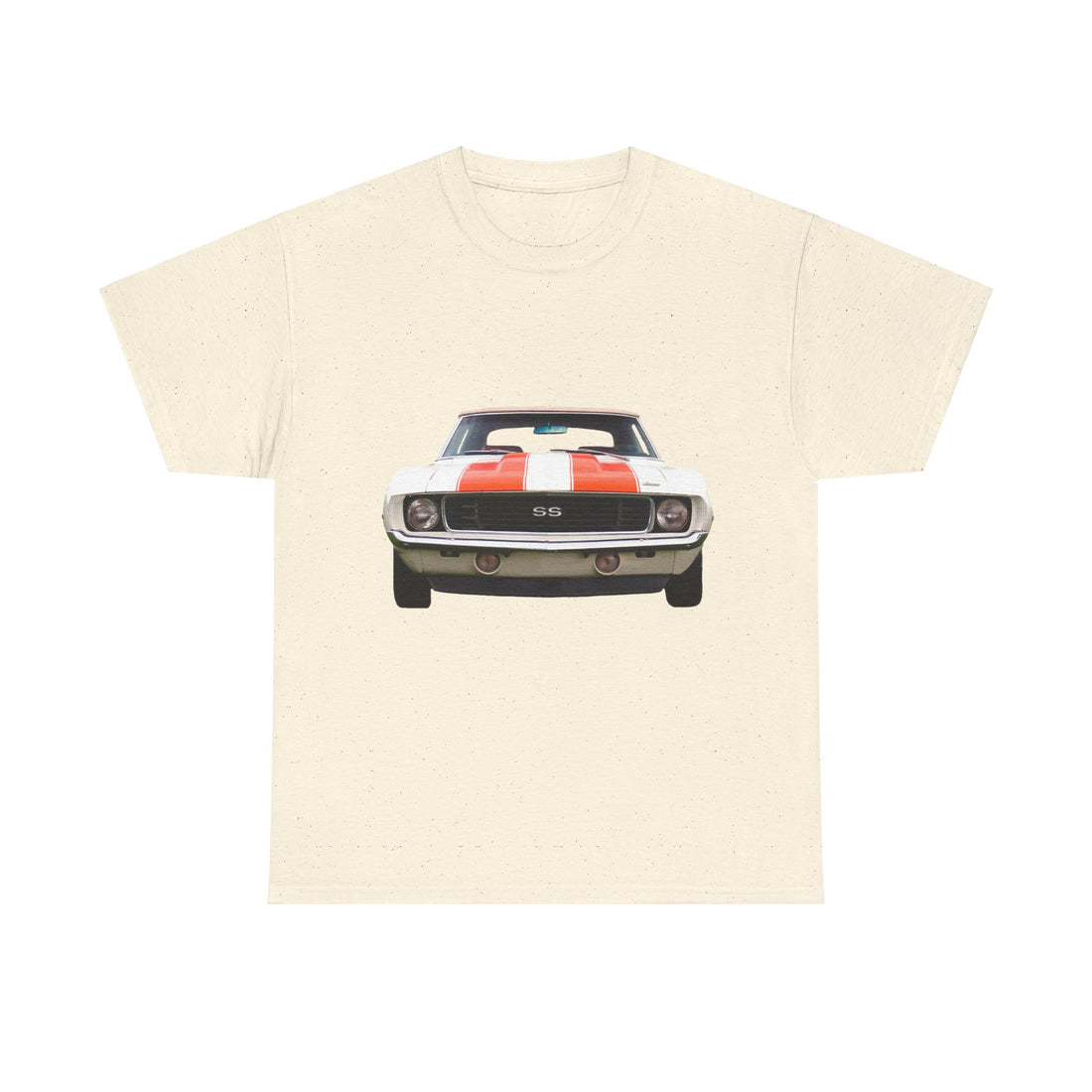 1969 Camaro in our coming and going series Short Sleeve Cotton Tee