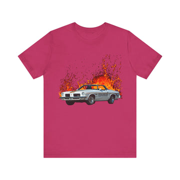 1974 Hurst Olds 442 in our lava series Short Sleeve Tee