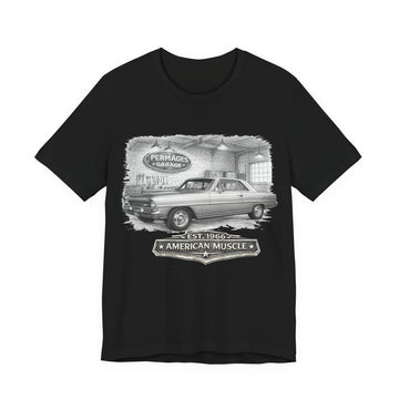 Garage Series – Its more than just a car!  Slightly Distressed 1966 Chevy Nova Garage Series T-Shirt