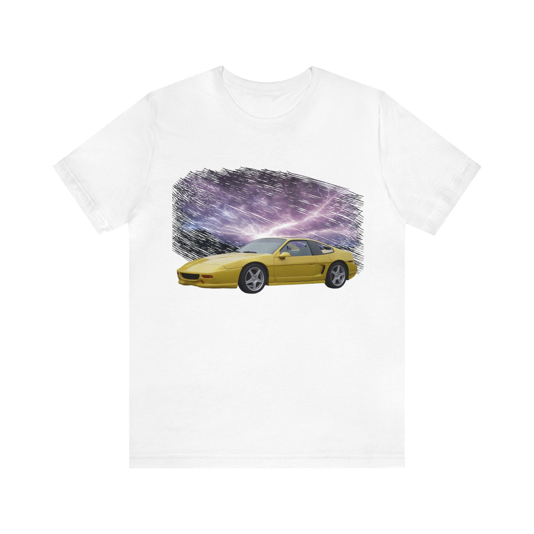 1986 Fiero GT in our lightning series Short Sleeve Tee