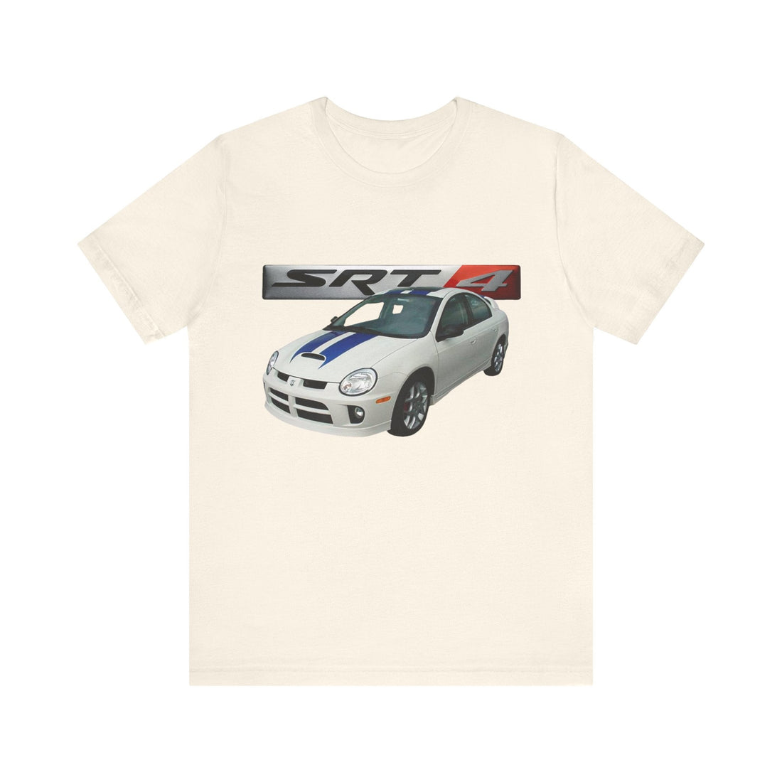 2005 Dodge Neon SRT4 Short Sleeve Tee with car design.