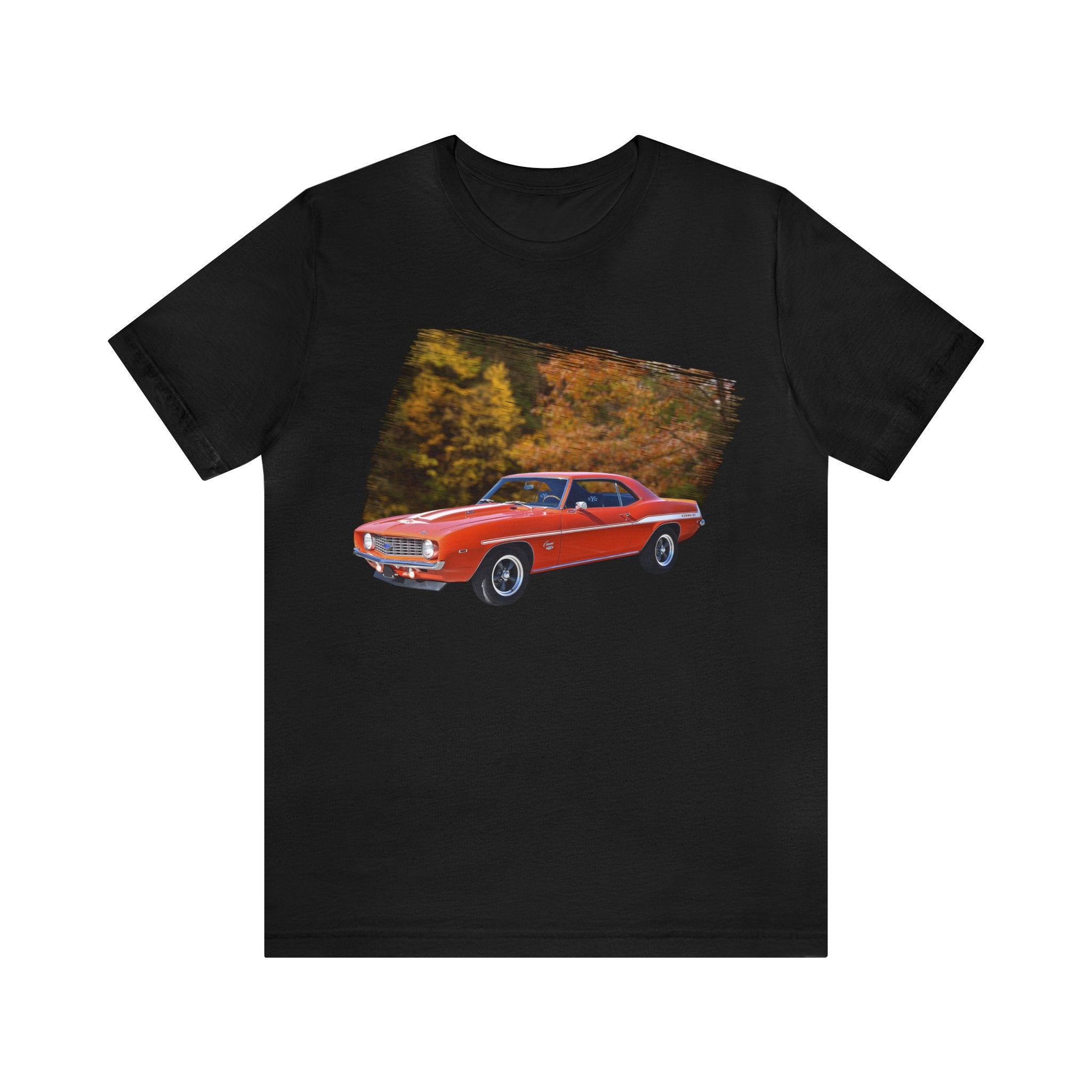 1969 Camaro in our fall day series Short Sleeve Tee