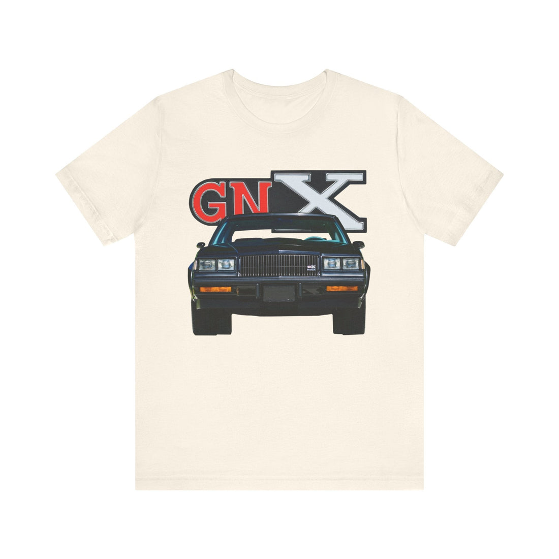 1987 GNX Short Sleeve Tee featuring classic car graphic design.