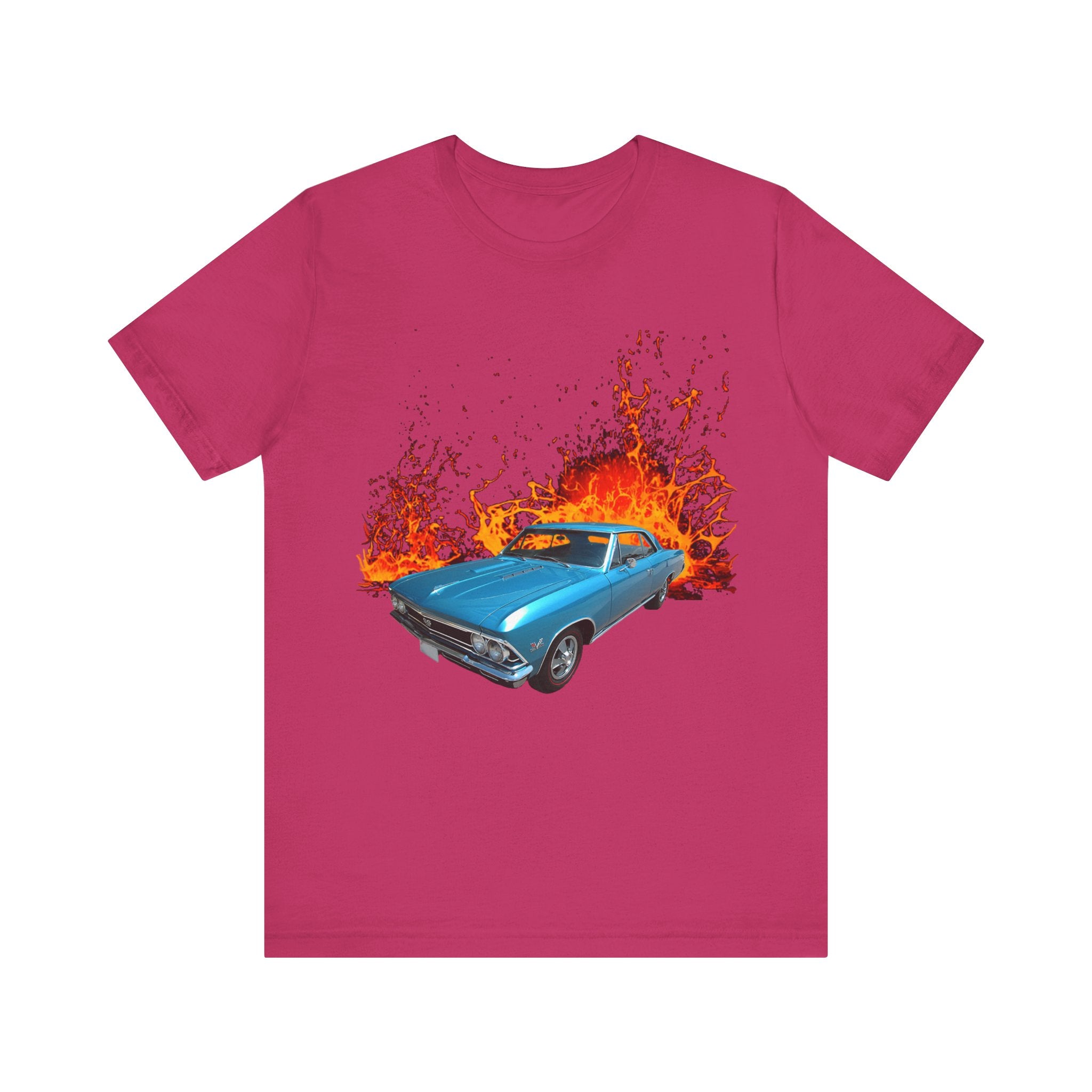 1966 Chevy Chevelle SS in our lava series Short Sleeve Tee