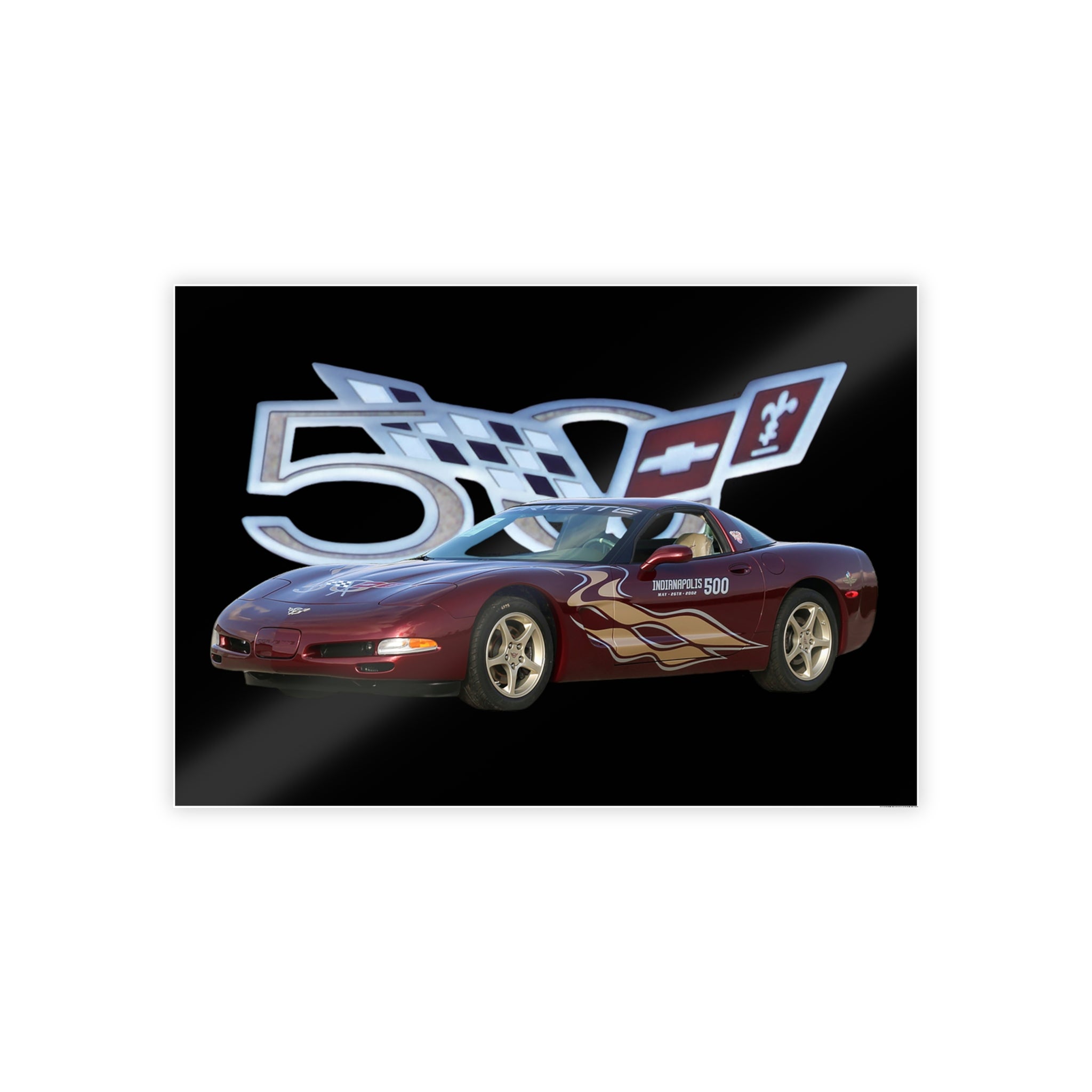 2003  Corvette 50th Anniversary Pace Car Gloss Posters