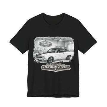 Garage Series – Its more than just a car!  Slightly Distressed 1970 Chevy Chevelle Garage Series T-Shirt