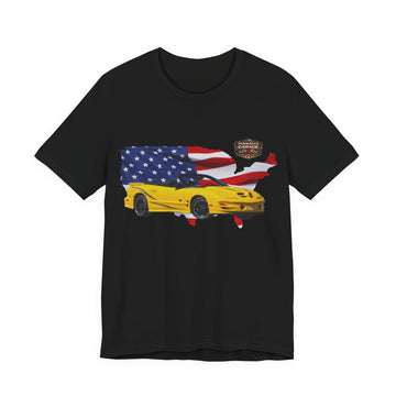 US Steel Series – Horsepower with a hometown!  Slightly Distressed 2002 Pontiac CETA Trans AM US Steel Series T-Shirt