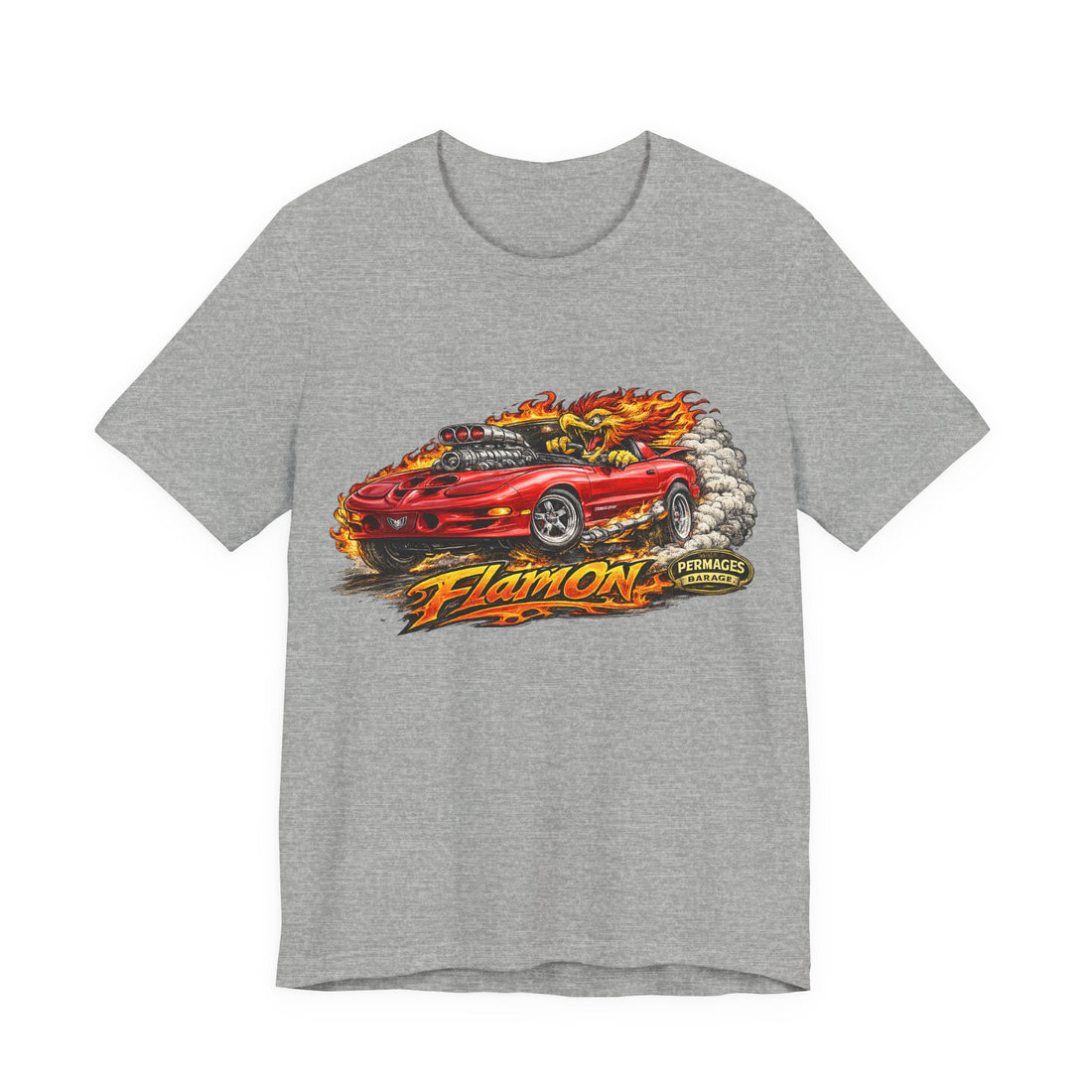 Flame On! Lightly Distressed. Pontiac Firebird Outlaw Series T-Shirt