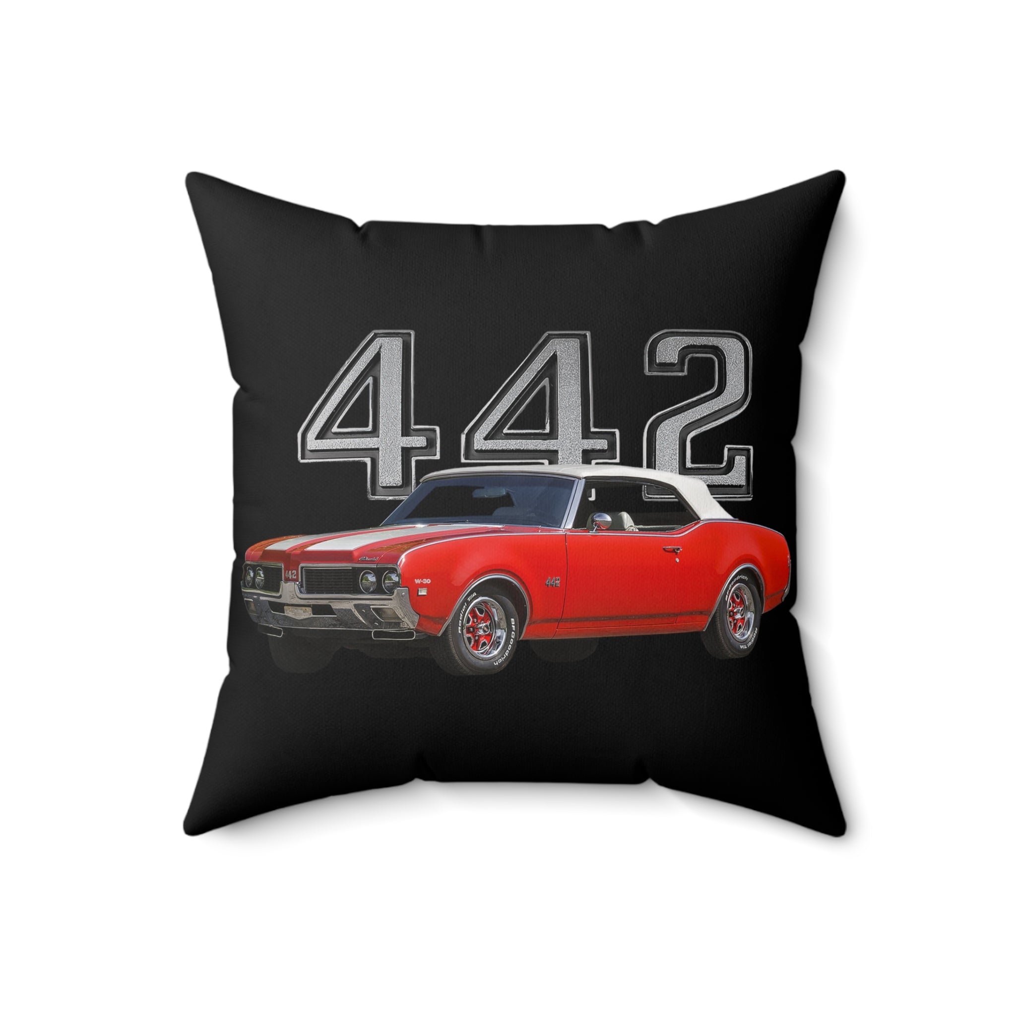 1969 Cutlass 442 Spun Polyester Square Pillow