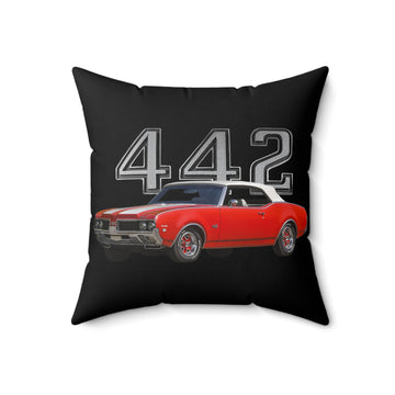 1969 Cutlass 442 Spun Polyester Square Pillow