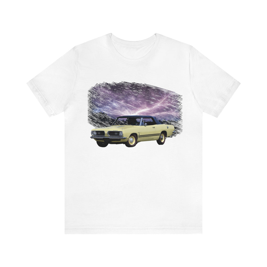 1966 Barracuda in our lightning series Short Sleeve Tee