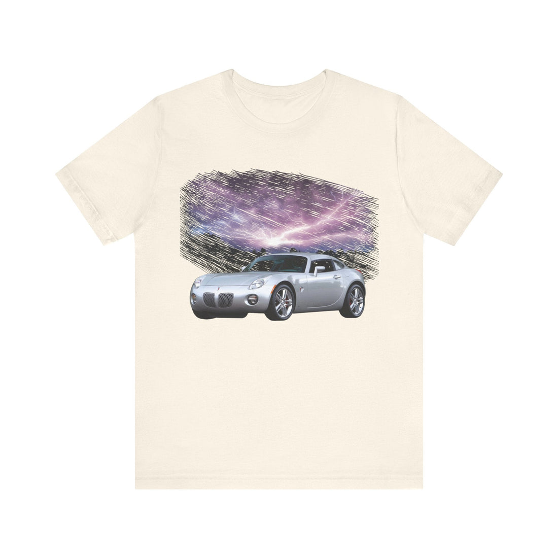 2009 Pontiac Solstice lightning series short sleeve tee design.