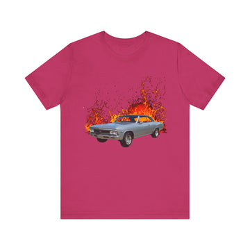 1966 Chevy Chevelle SS in our lava series Short Sleeve Tee