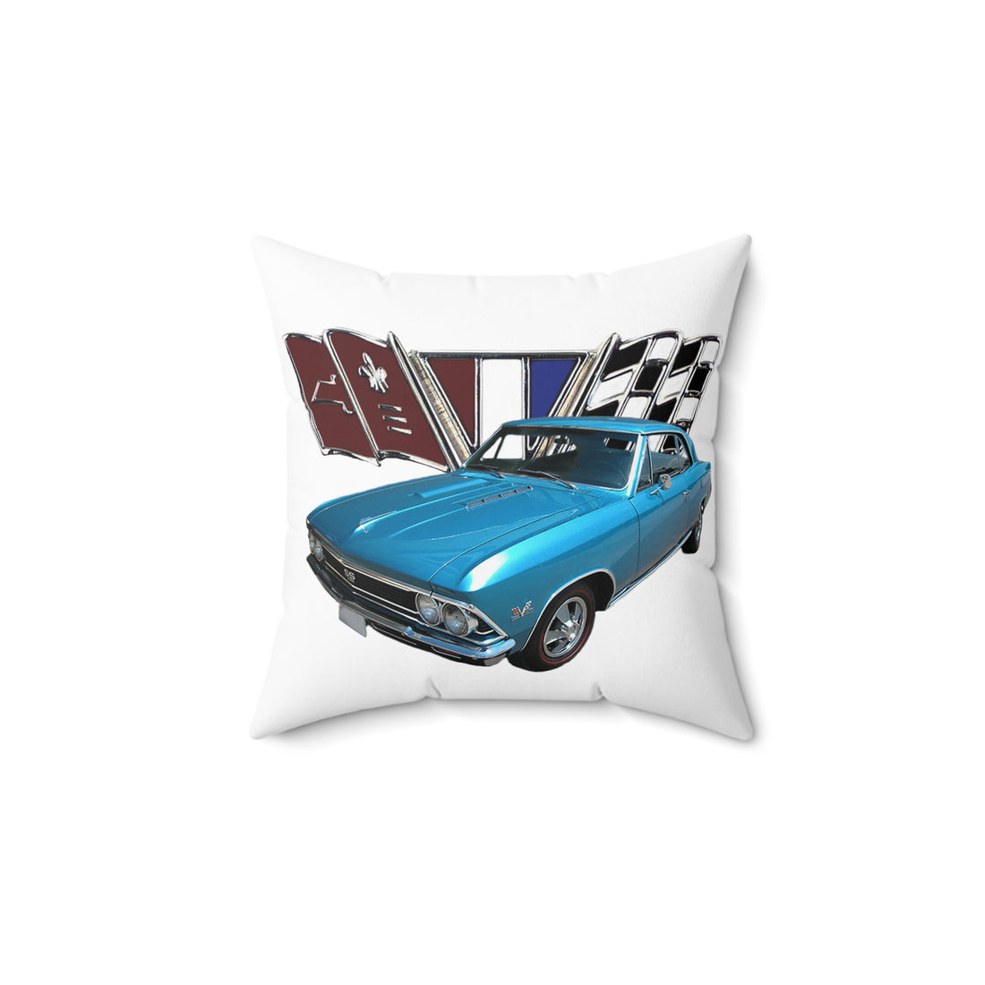 1966 Chevelle SS Spun Polyester Square Pillow