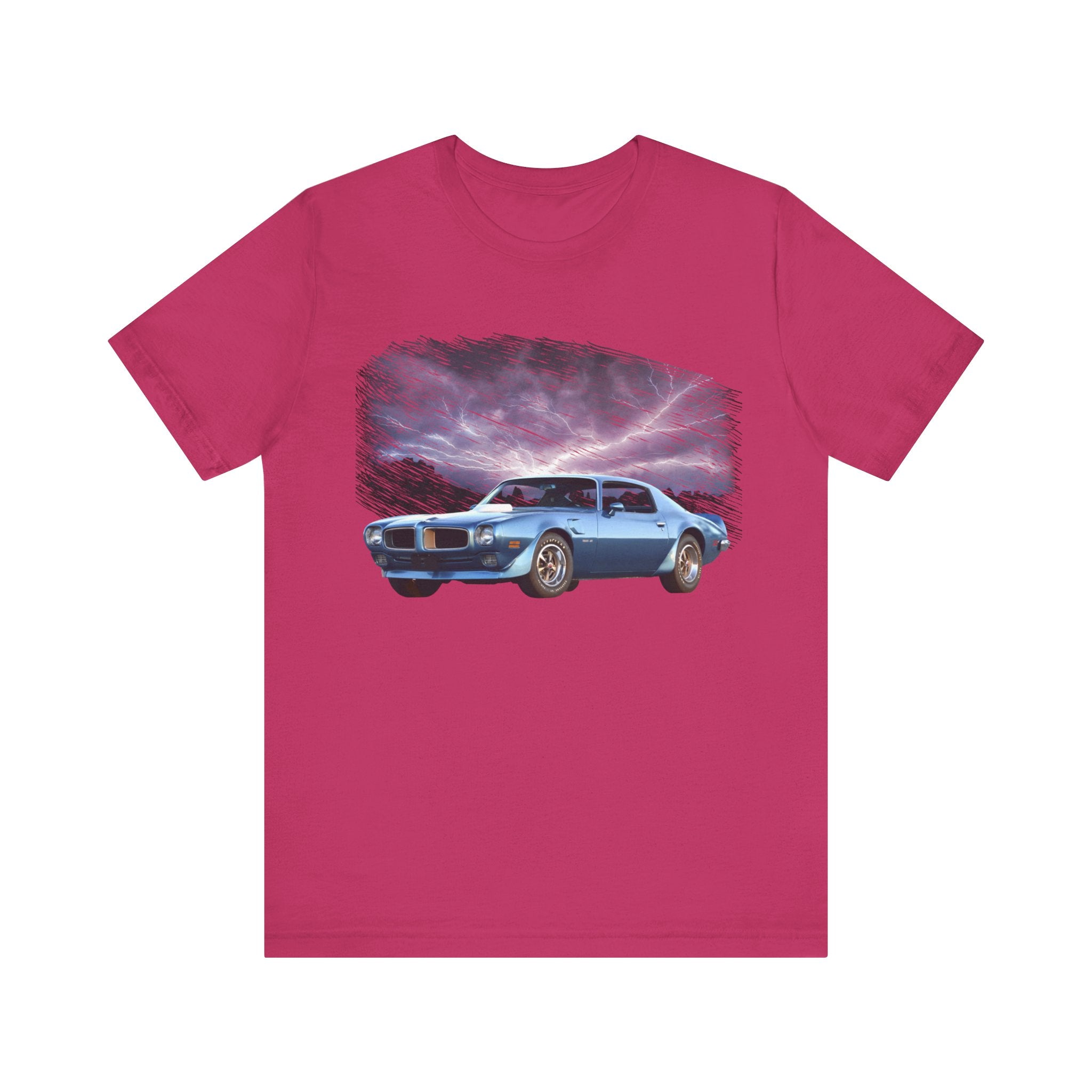 1970 Pontiac Trans AM in our lightning series Short Sleeve Tee