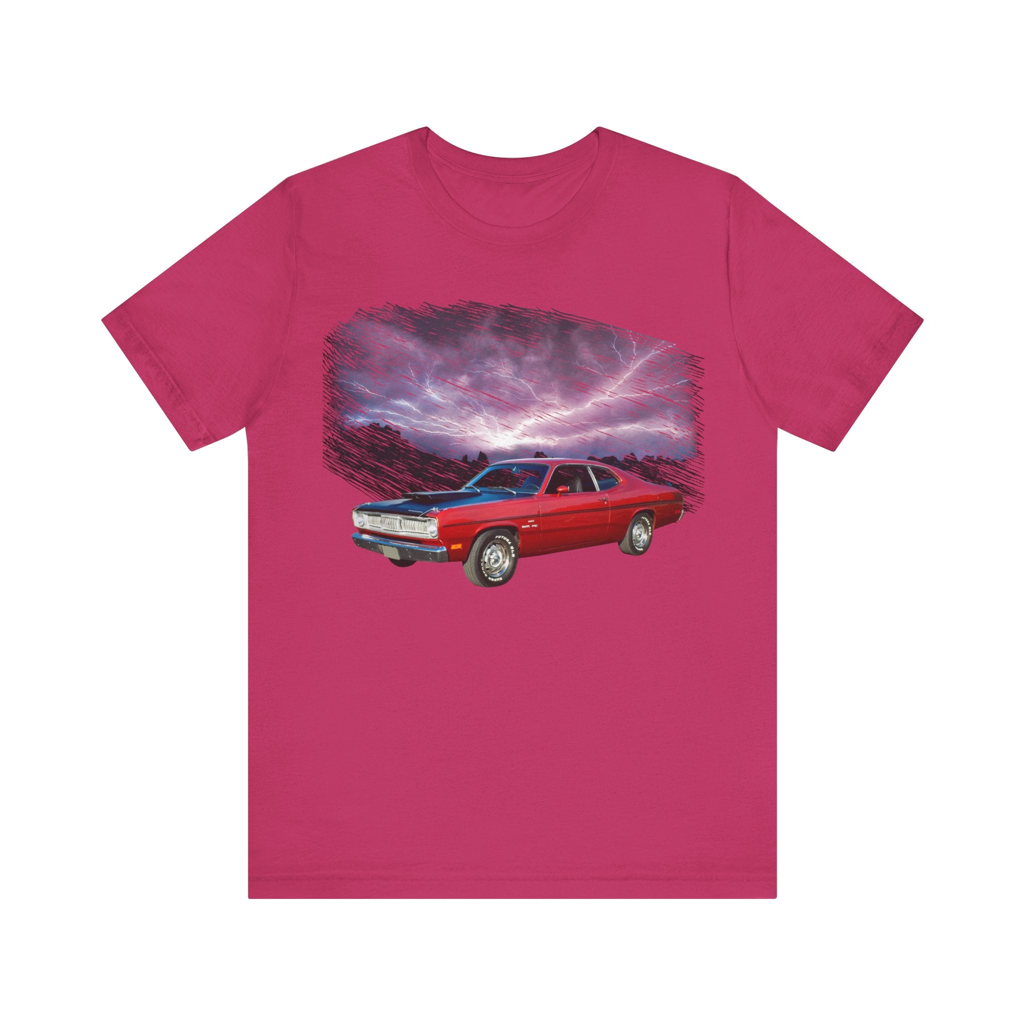 1970 Duster in our lightning series Short Sleeve Tee