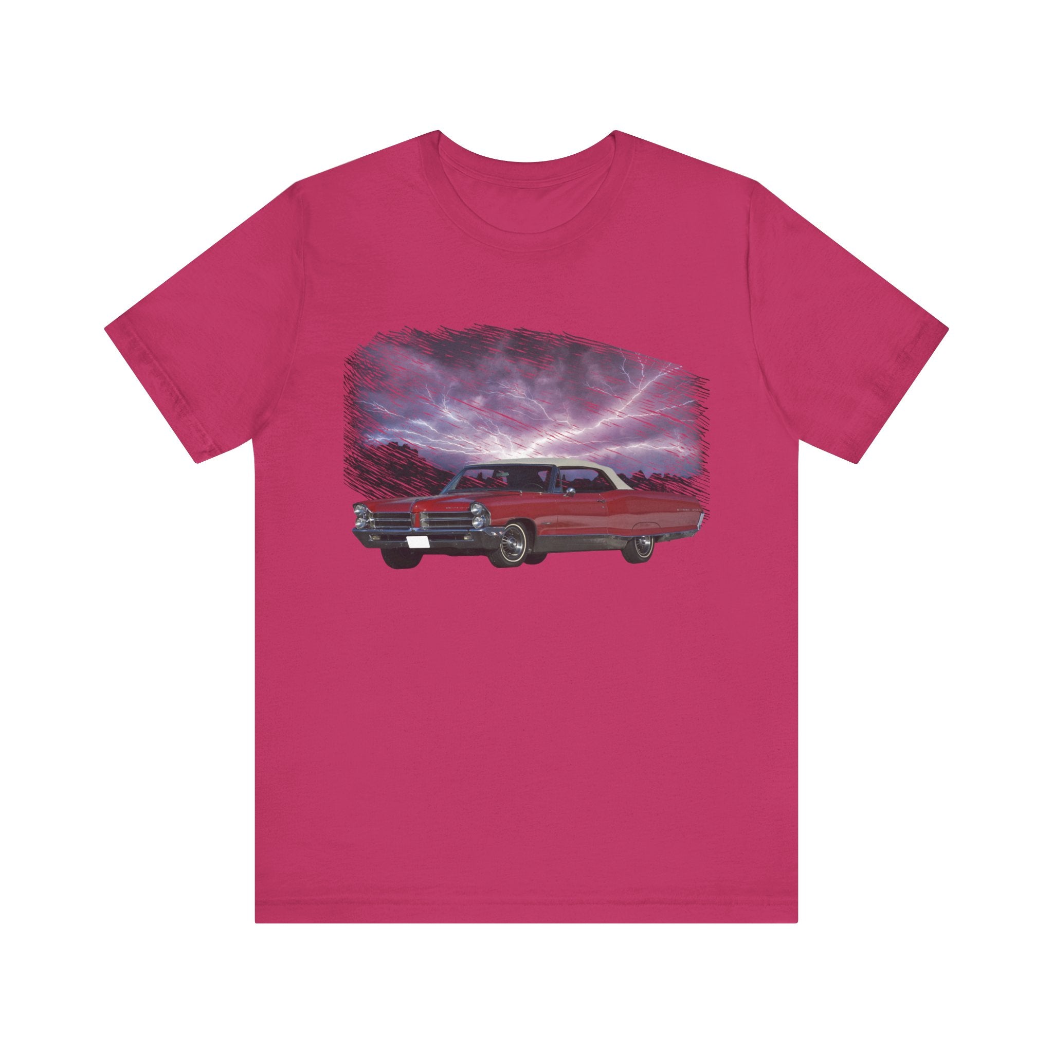 1965 Pontiac Bonneville in our lightning series Short Sleeve Tee