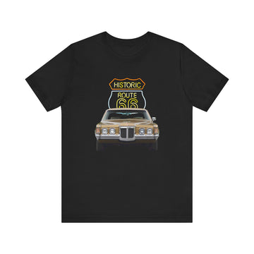 1970 Pontiac Grand Prix in our Route 66 in the dark series Short Sleeve T-Shirt
