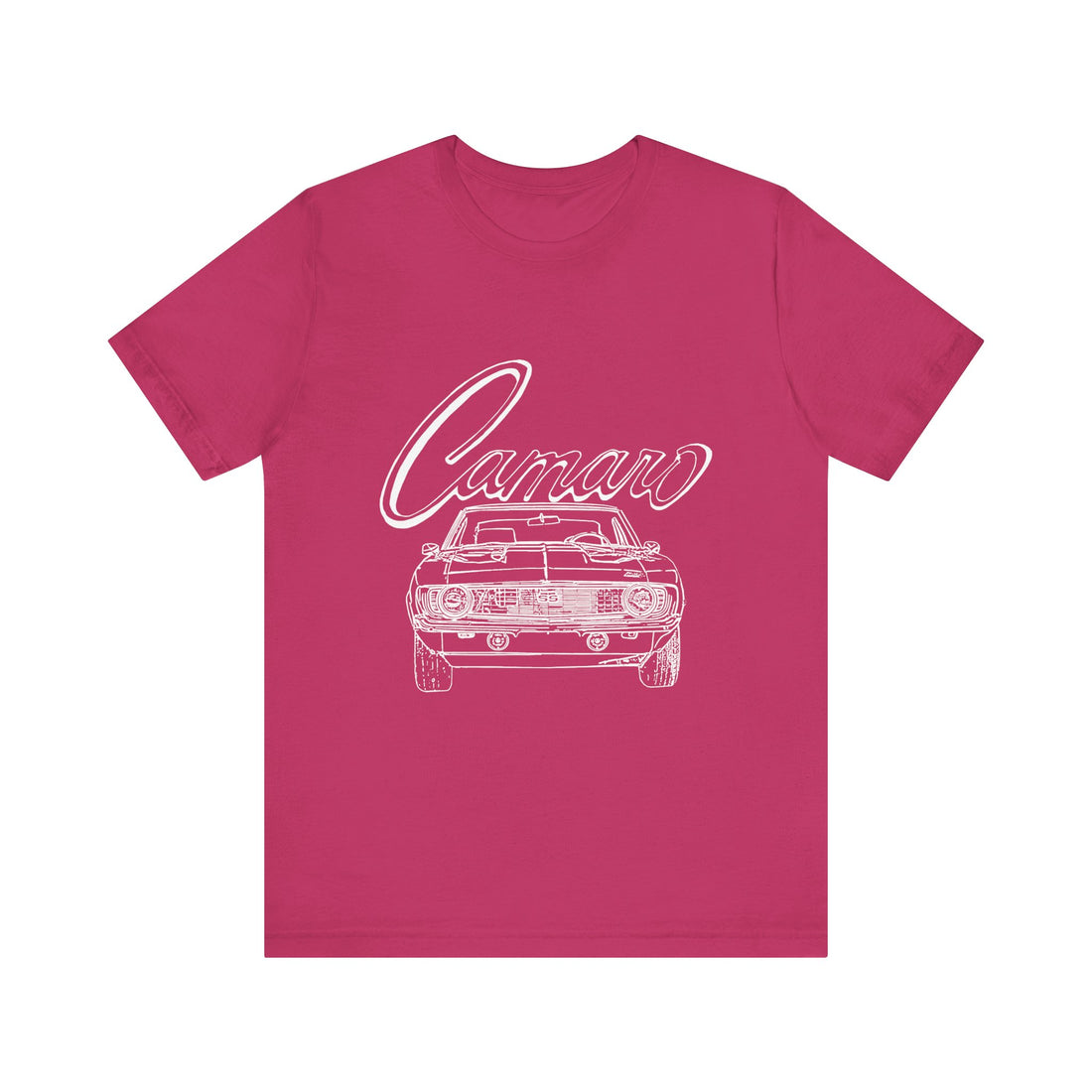1969 Camaro in our sketch series Short Sleeve Tee