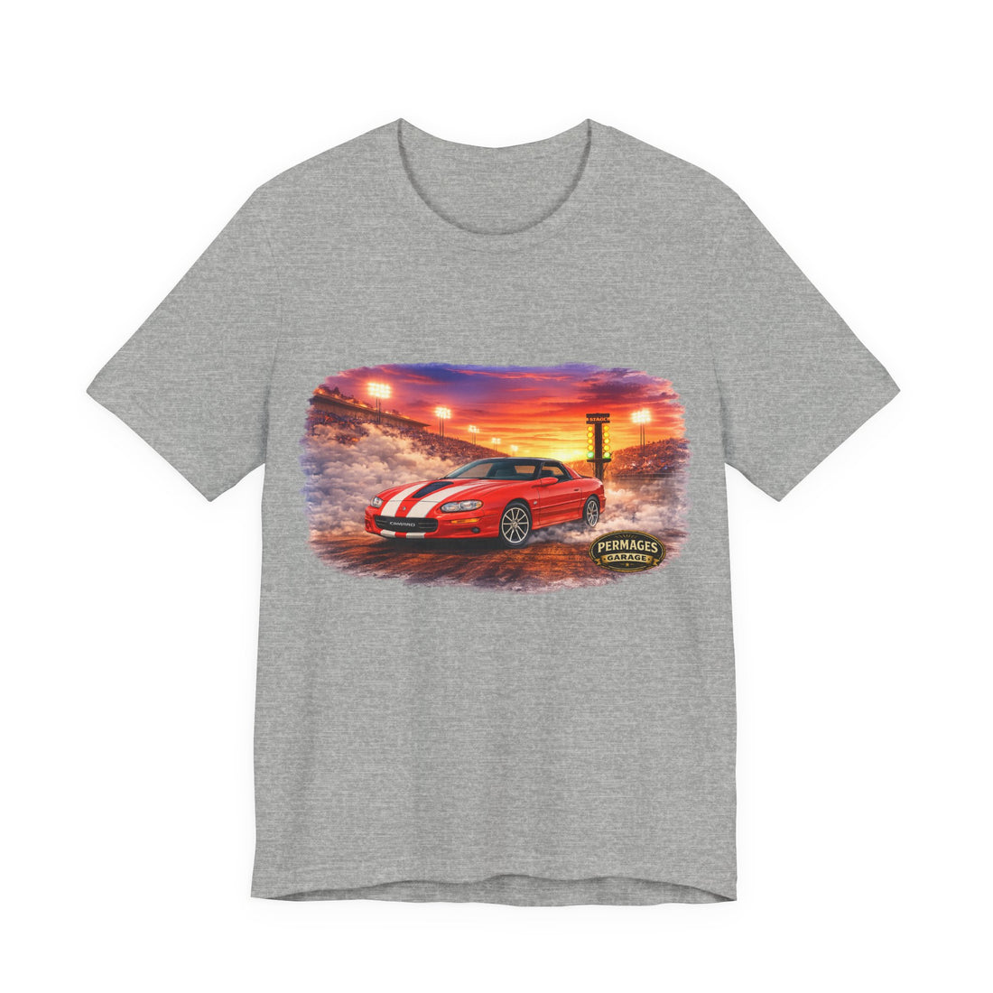 Nitro Series – High-Octane Classic  Drag Racing with Distressed 35th Anniversary Camaro Nitro Series T-Shirt