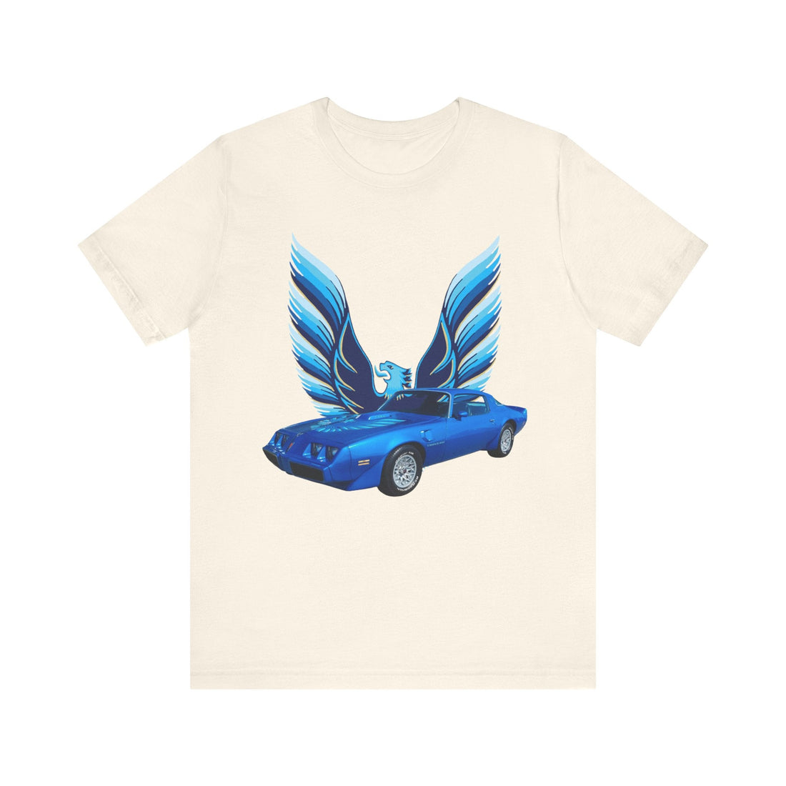 1979 Pontiac Firebird Trans AM Short Sleeve Tee featuring vintage car design.