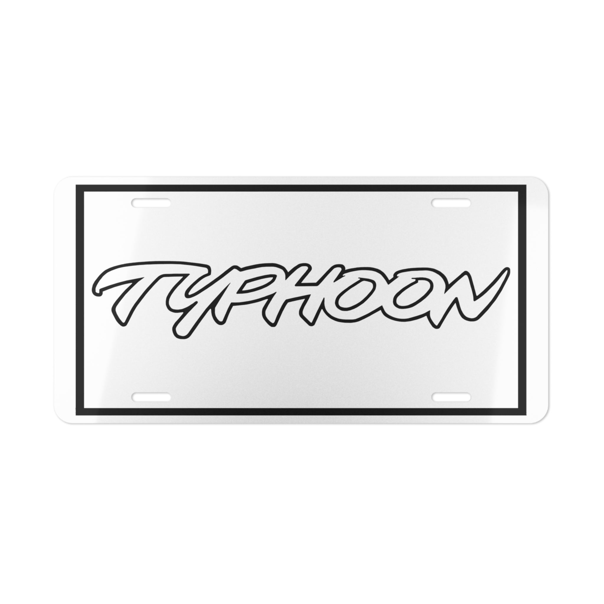 GMC Typhoon Logo License Plate