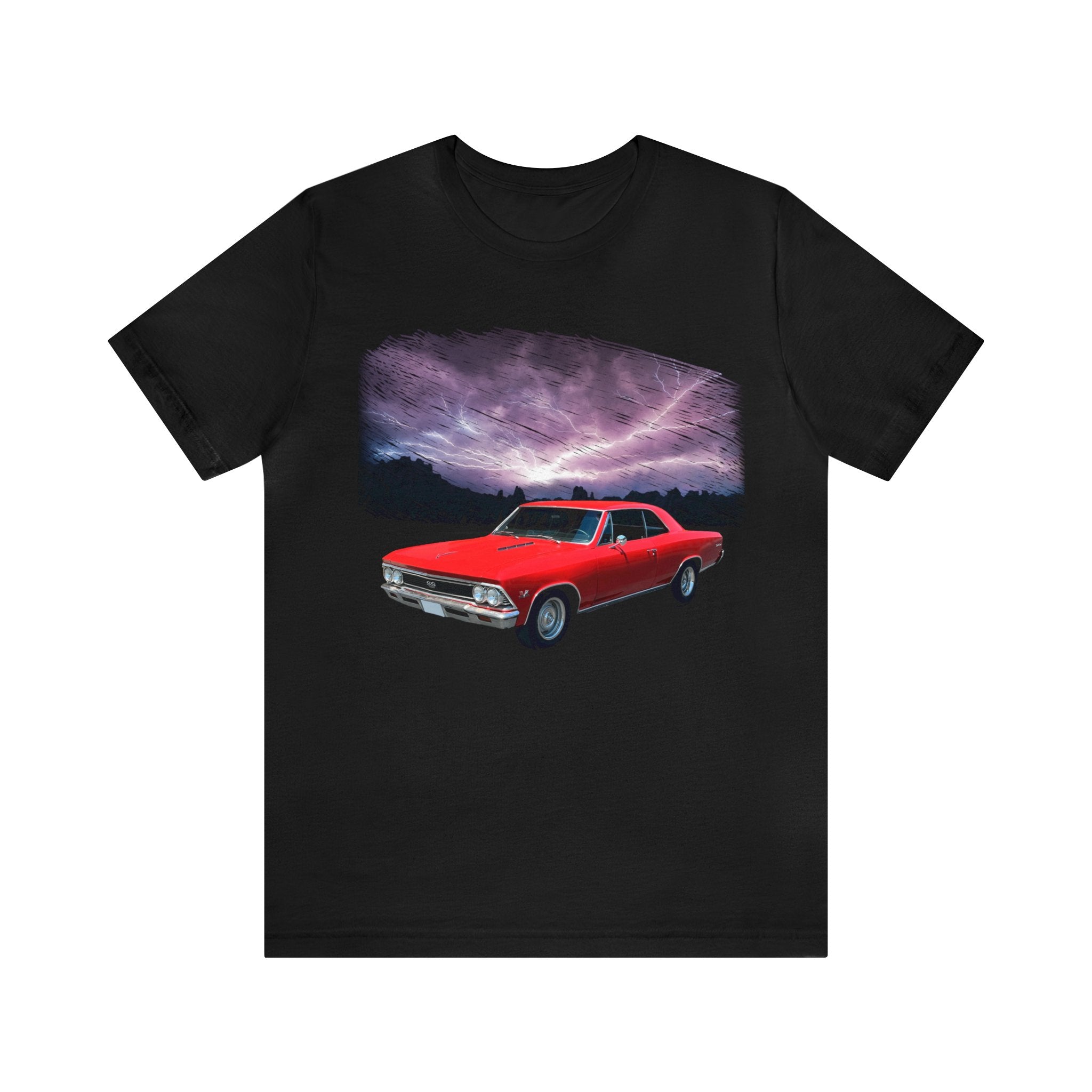 1966 Chevelle SS in our lightning series Short Sleeve Tee