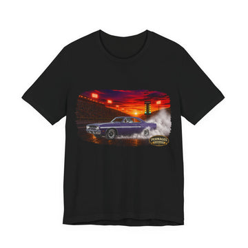 Nitro Series – High-Octane Classic  Drag Racing with Distressed 1970 Plymouth GTX Nitro Series T-Shirt