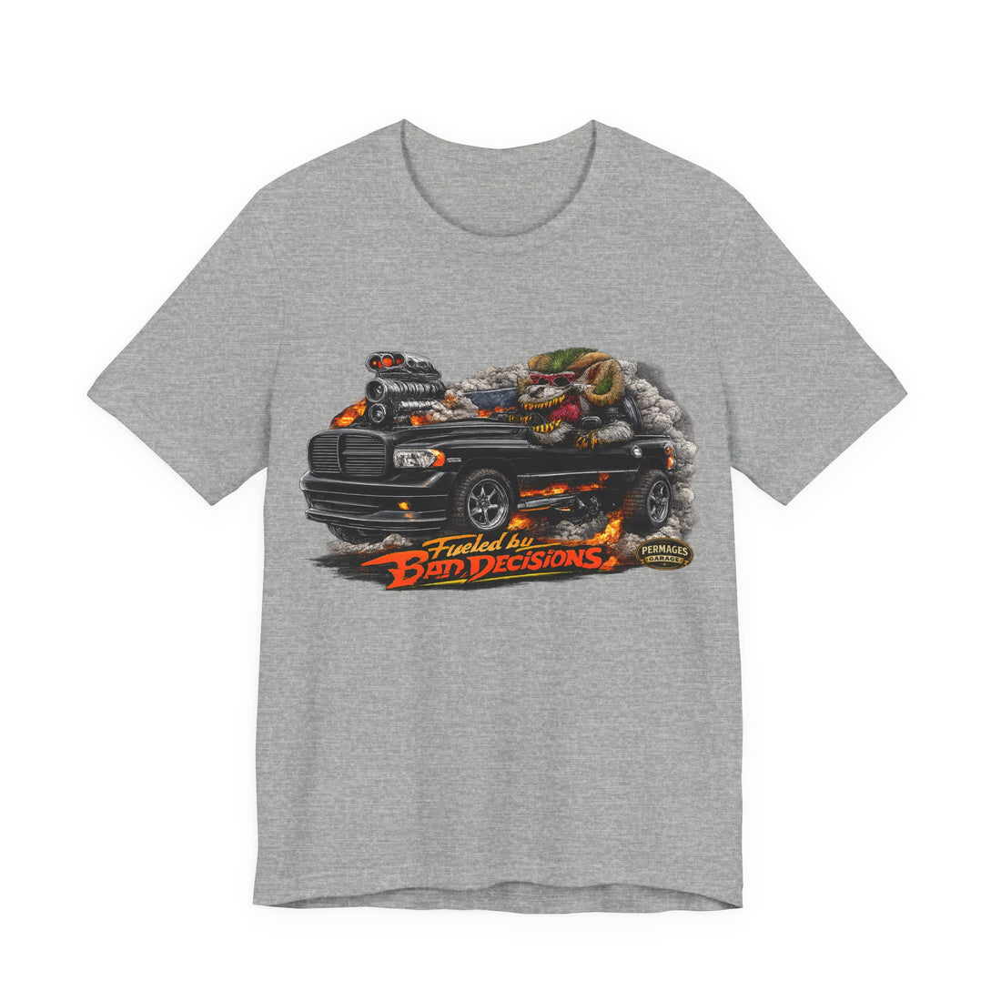 Fueled by Bad Decisions! Lightly Distressed 2004 Rumble Bee Outlaw Series T-Shirt