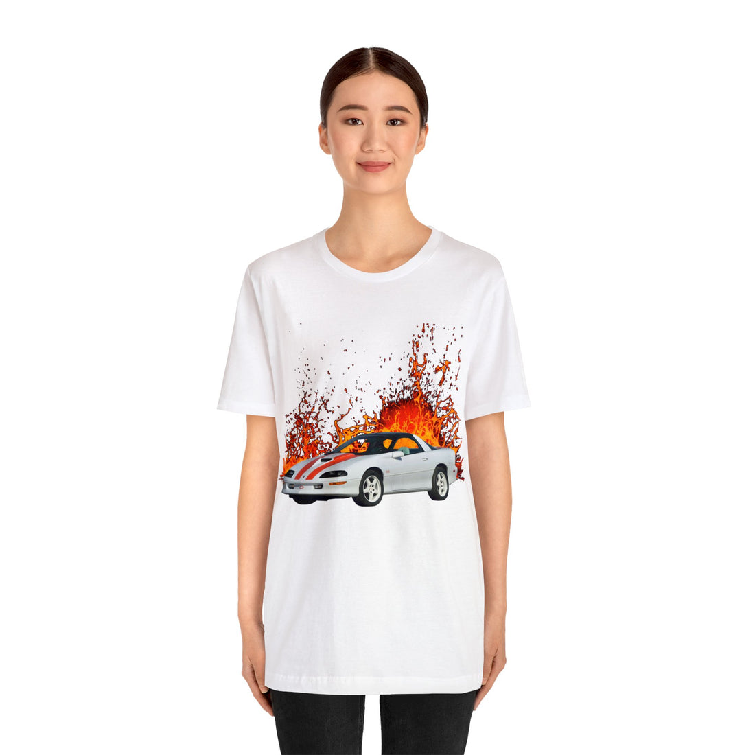 1997 30th Anniversary Camaro in our lava series Short Sleeve Tee