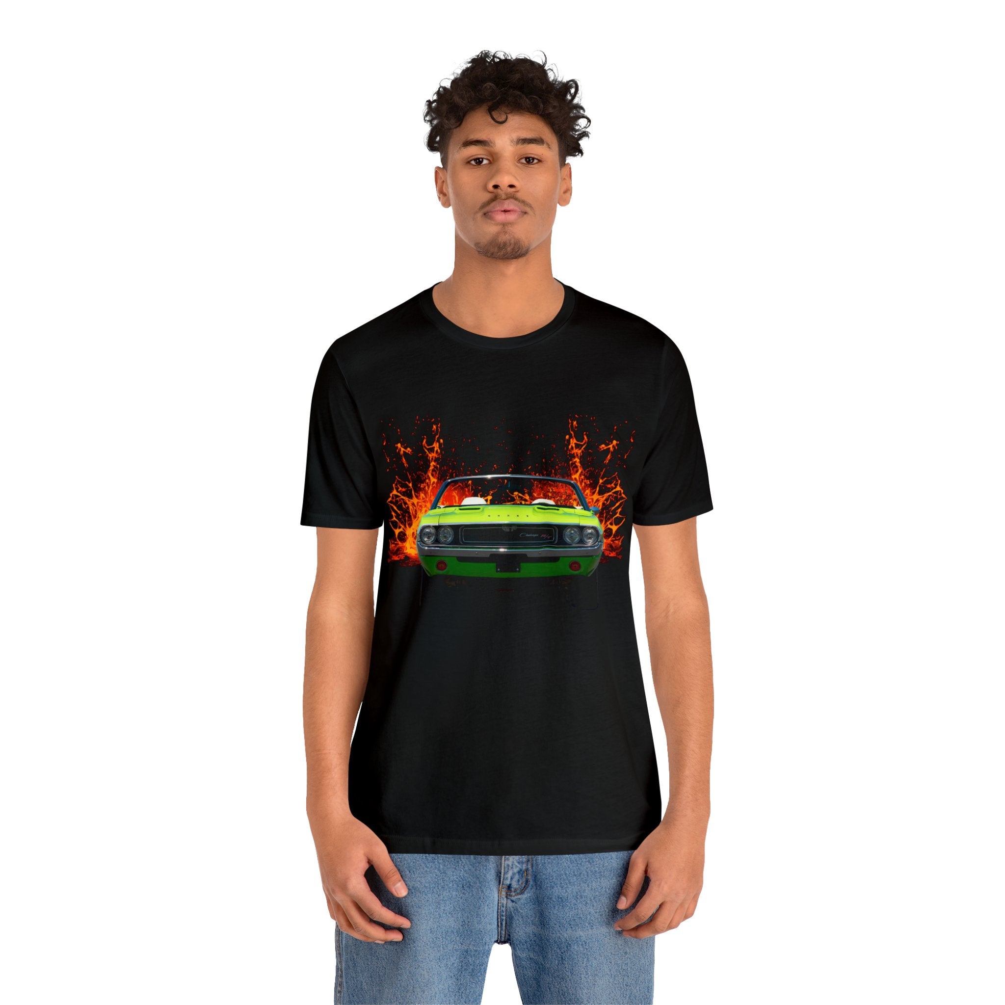 1970 Challenger RT in our lava series Short Sleeve Tee