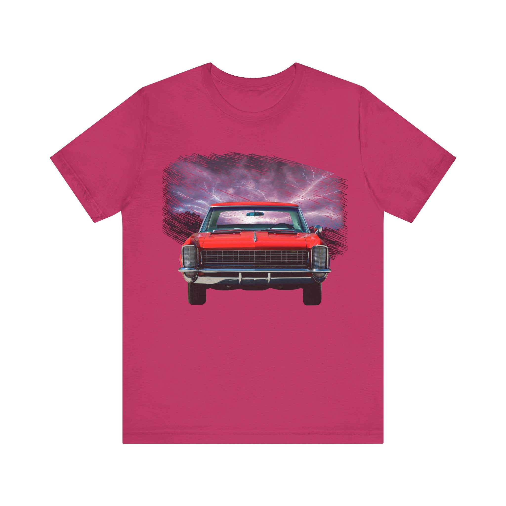 1965 Buick Riviera in our lightning series Short Sleeve Tee