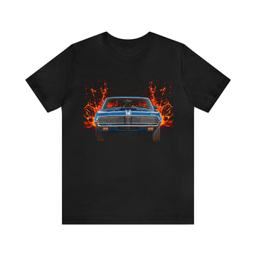 1969 Cougar XR7 in our lava series Short Sleeve Tee