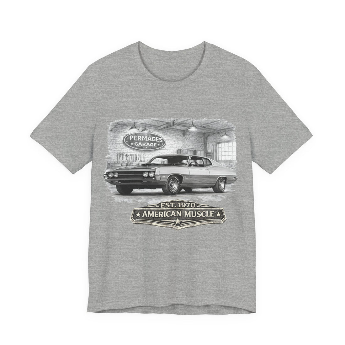 Garage Series – Its more than just a car!  Slightly Distressed 1970 Torino Garage Series T-Shirt