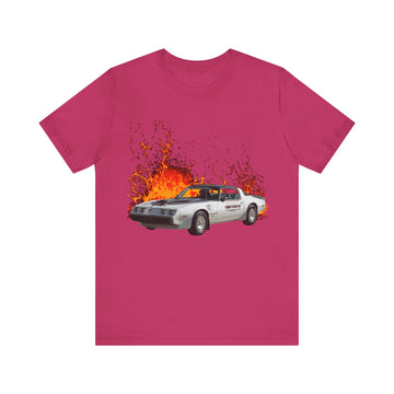 1980 Pontiac  Turbo Trans AM Pace Car in our lava series Short Sleeve Tee