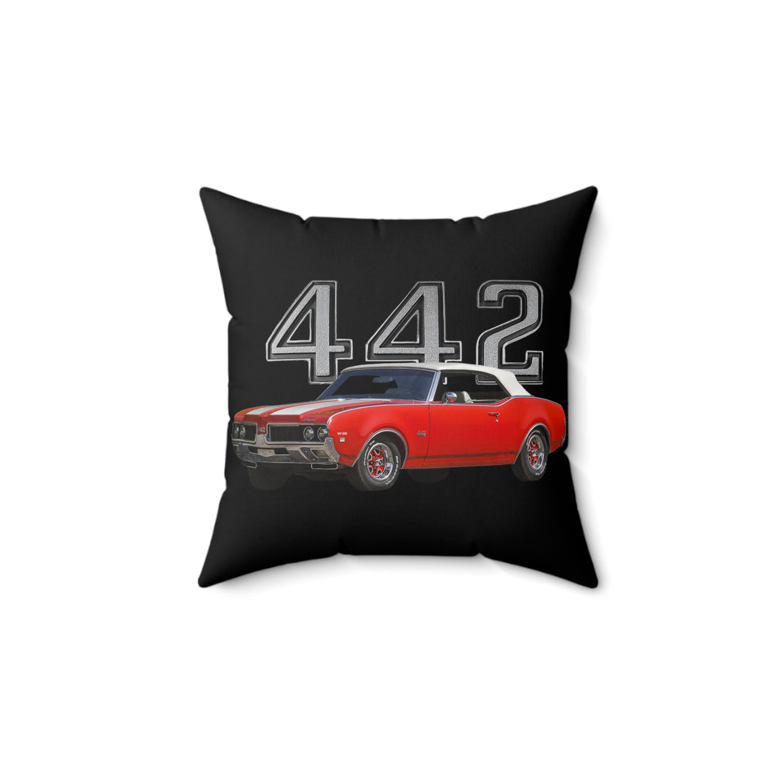 1969 Cutlass 442 Spun Polyester Square Pillow