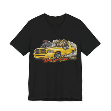 Fueled by Bad Decisions! Lightly Distressed 2005 Rumble Bee Outlaw Series T-Shirt