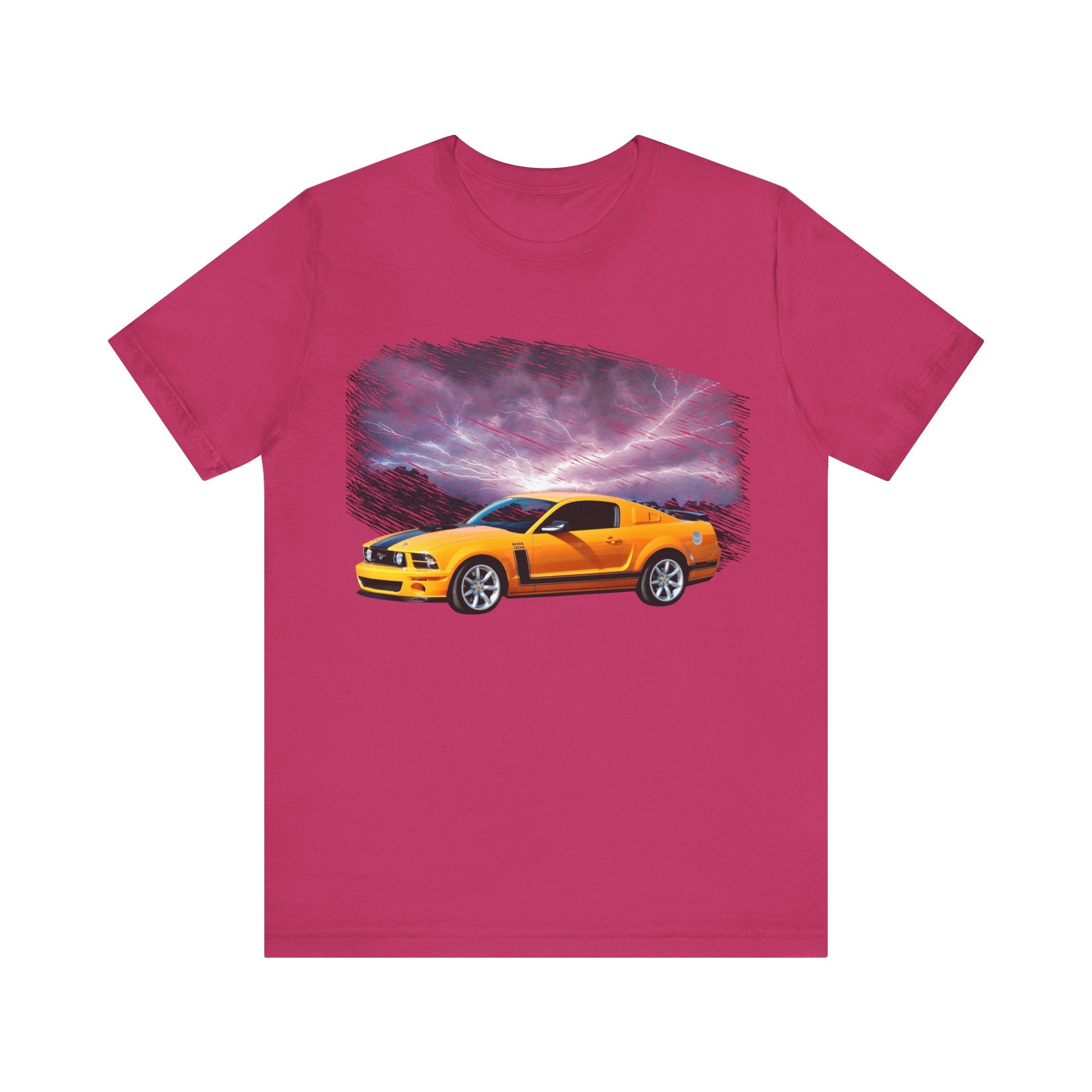 2007 Mustang 302 in our lightning series Short Sleeve Tee