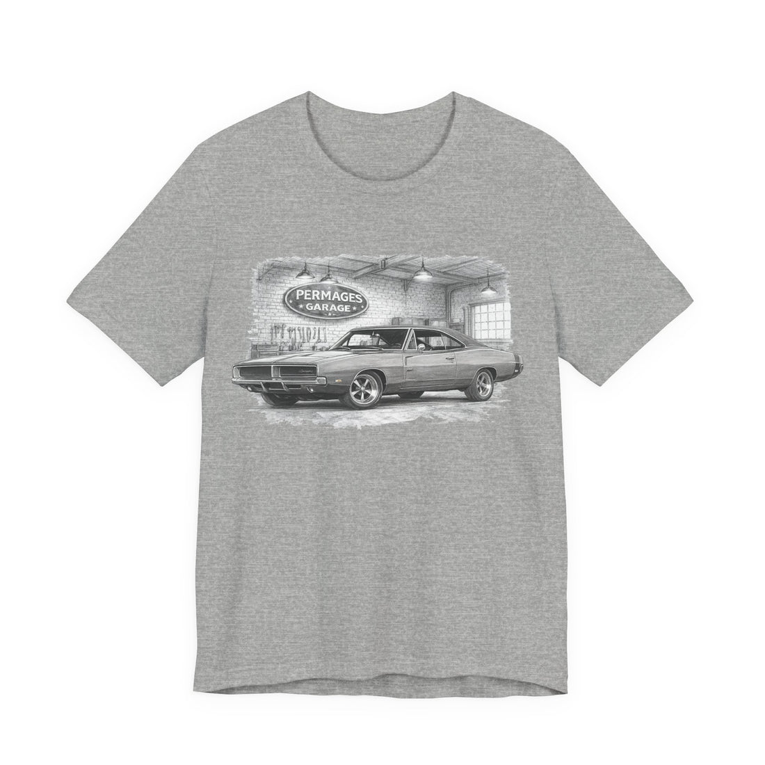 Garage Series – Its more than just a car!  Slightly Distressed 1969 Charger Garage Series T-Shirt