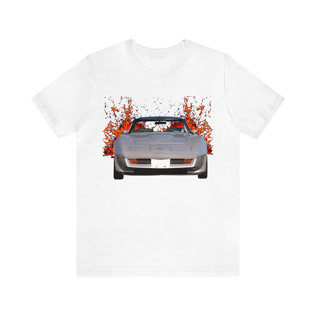 1982 Collectors Edition Corvette in our lava series Short Sleeve Tee